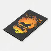 Dog Gift | Corgi Silhouette Pumpkin Halloween Post-it® Notes (Schuin)