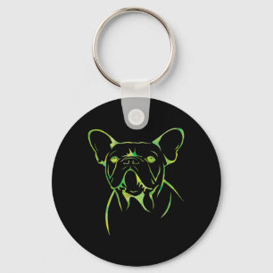 Dog Gift   Cute Colly French Bulldog Gift Sleutelhanger