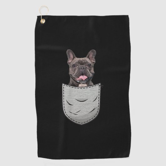 Dog Gift | Cute French Bulldog Hondenliefhebbers Golfhanddoek (Voorkant)