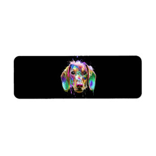 Dog Gift Dachshund Full Color Nice Etiket