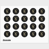 Dog Gift | Dachshund Is My Zen Ronde Sticker (Vel)
