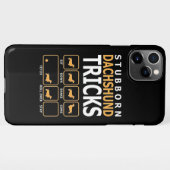 Dog Gift | Dachshund Tricks, geboren uit Dachshund iPhone Hoesje (Achterkant horizontaal)