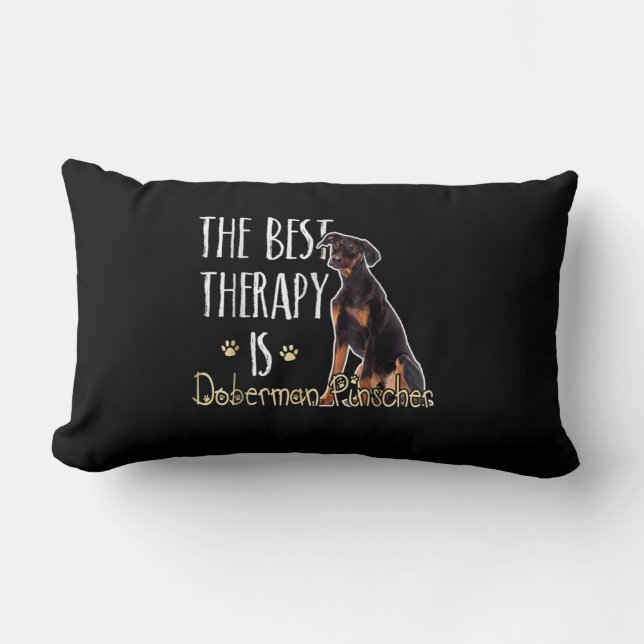 Dog Gift | De beste behandeling is Doberman Pindch Kussen (Voorkant)
