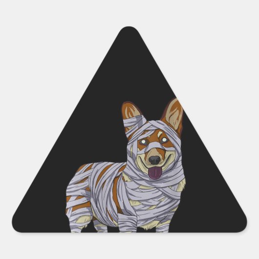 Dog Gift | Dog Mummy Halloween Costume Sticker (Voorkant)