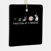 Dog Gift | Evolutie van een franchie Keramisch Ornament (Rechts)