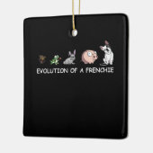 Dog Gift | Evolutie van een franchie Keramisch Ornament (Links)