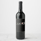 Dog Gift | Evolutie van een franchie Wijn Etiket (Voorkant)