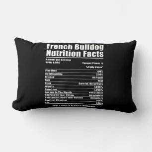 Dog Gift Fact van de Franse Bulldog Nutrition Kussen