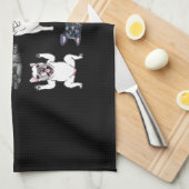 Dog Gift | Franse Bulldog Funny Theedoek (Quarter Fold)