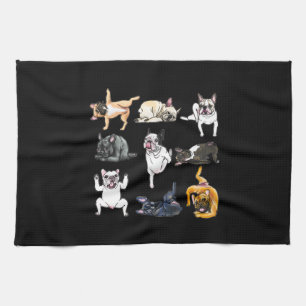 Dog Gift   Franse Bulldog Funny Theedoek