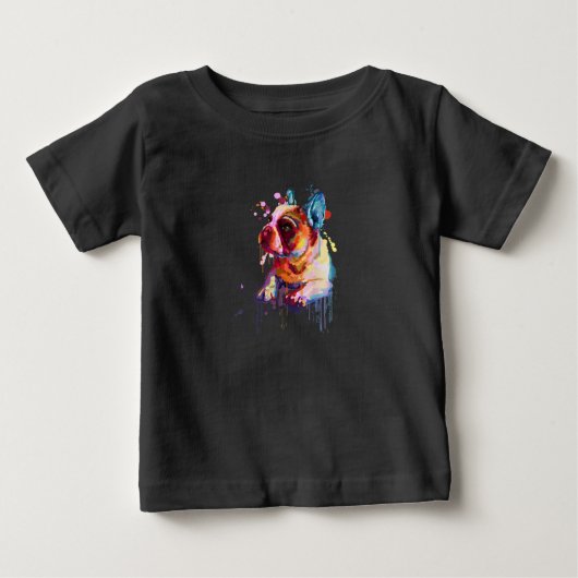 Dog Gift | Franse Bulldog Hand Drawing Art (Voorkant)
