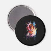Dog Gift | Franse Bulldog Hand Drawing Art Magneet (Voorkant / Achterkant)