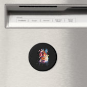 Dog Gift | Franse Bulldog Hand Drawing Art Magneet (Insitu (Vaatwasser))
