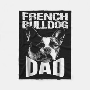 Dog Gift   Franse Bulldog Pap Fleece Deken