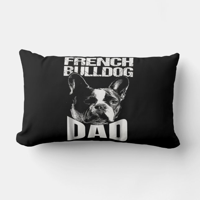 Dog Gift | Franse Bulldog Pap Kussen (Voorkant)