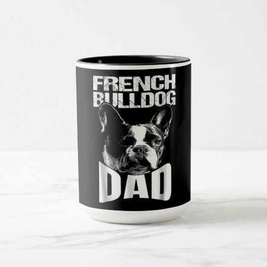 Dog Gift | Franse Bulldog Pap Mok (Midden)