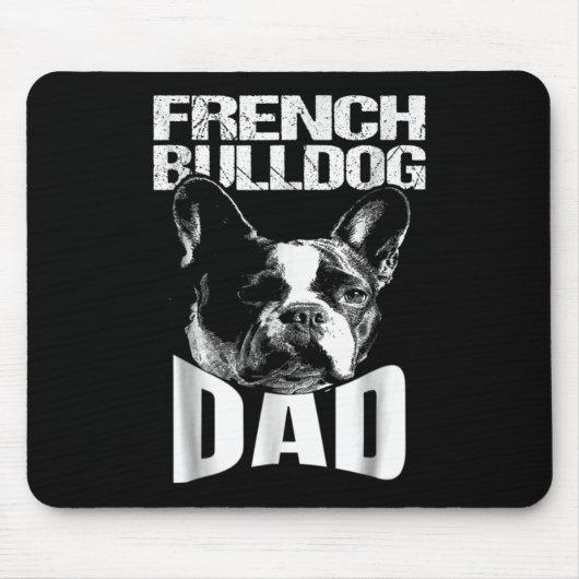 Dog Gift | Franse Bulldog Pap Muismat (Voorkant)