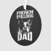 Dog Gift | Franse Bulldog Pap Ornament (voorkant)