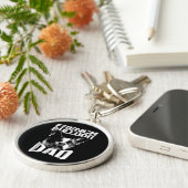 Dog Gift | Franse Bulldog Pap Sleutelhanger (Zijkant)