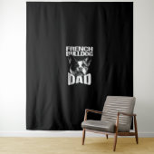 Dog Gift | Franse Bulldog Pap Wandkleed (In situ)
