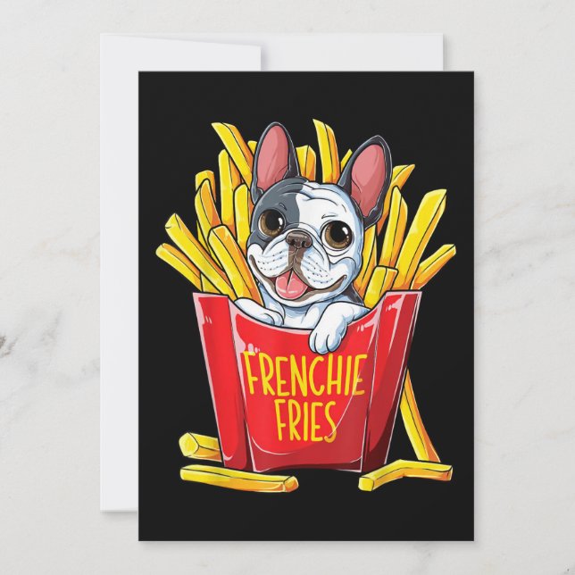 Dog Gift | Frenchie Fries (Voorkant)