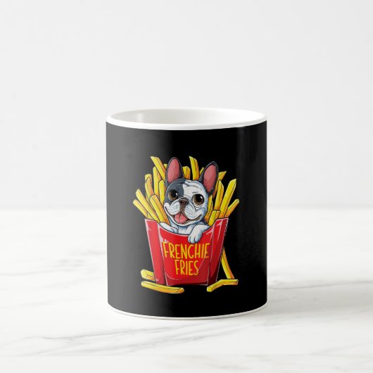 Dog Gift | Frenchie Fries Koffiemok (Center)