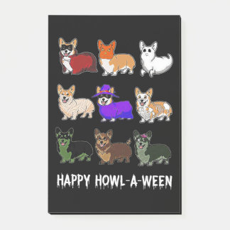 Dog Gift | Funny Corgi Dog Halloween Post-it® Notes