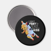 Dog Gift | Ik heb niet met m'n touwtje geknoeid. Magneet (Voorkant / Achterkant)