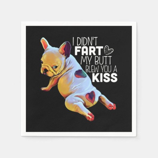 Dog Gift | Ik heb niet met m'n touwtje geknoeid. Servet (Voorkant)