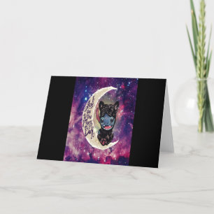 Dog Gift Ik hou van je op de maan en terug Kaart