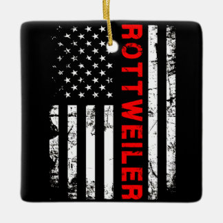 Dog Gift | Ik hou van mijn rottweiler Keramisch Ornament