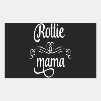 Dog Gift | Ik hou van mijn rottweiler Rechthoekige Sticker
