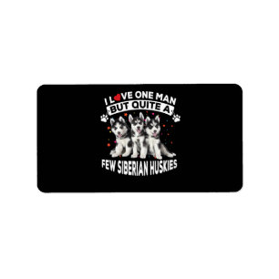 dog gift   Ouite A Dog Few Siberian Husky Etiket