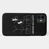 Dog Gift | Slapen met frenchies Case-Mate iPhone Case (Achterkant (horizontaal))