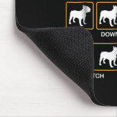 Dog Gift | Stubborn French Bulldog Tricks Muismat (Hoek)