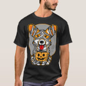 Dog Gift | Welsh Corgi Mummy Cute Halloween T-shirt (Voorkant)