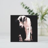 Dog Gifts | Gezinsherstelluik Kaart (Staand voorkant)