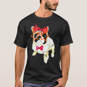 Dog Girls Women French Bulldog T-shirt
