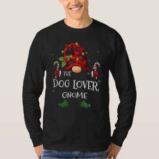 Dog Gnome Buffalo met kerstboom T-shirt