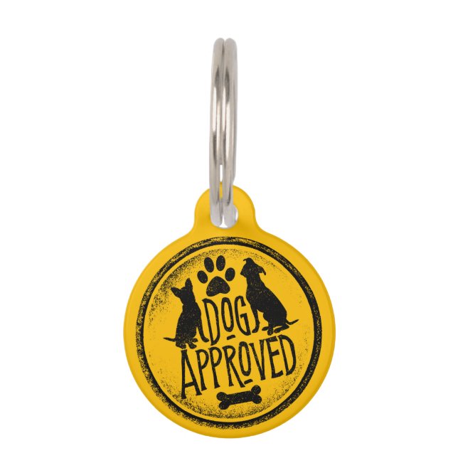 Dog goedgekeurd huisdierpenning (Voorkant)