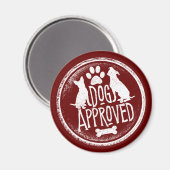 Dog goedgekeurd magneet (Voorkant / Achterkant)