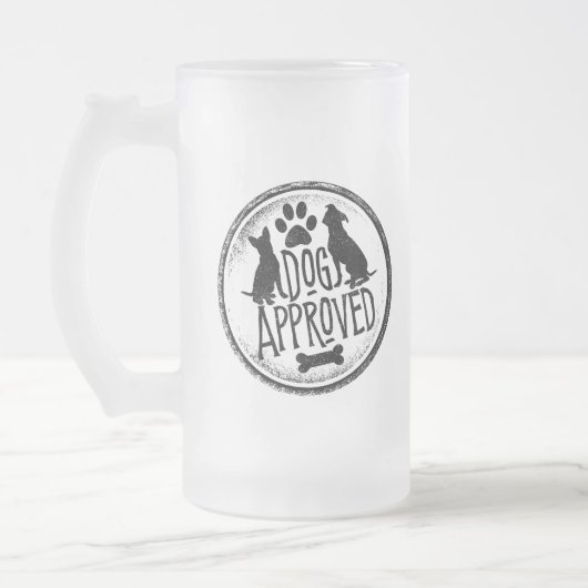 Dog goedgekeurd matglas bierpul (Links)