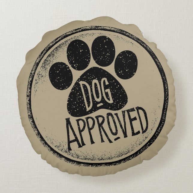Dog goedgekeurd rondreis rond kussen (Achterkant)