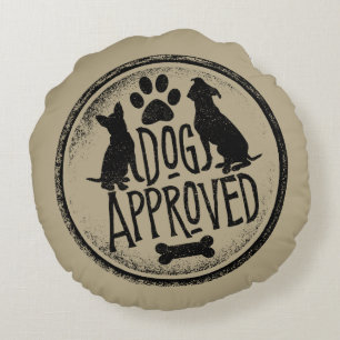 Dog goedgekeurd rondreis rond kussen