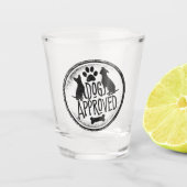 Dog goedgekeurd shot glas (Voorkant)