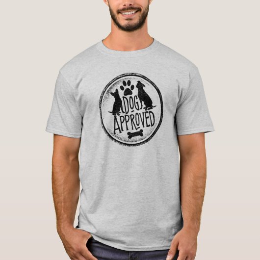 Dog goedgekeurd t-shirt (Voorkant)