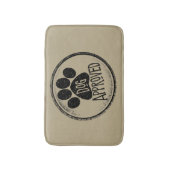 Dog Goedgekeurde Bath Mat (Voorkant Verticaal)