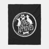 Dog Goedgekeurde fleece Blanket Deken (Voorkant)
