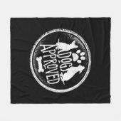 Dog Goedgekeurde fleece Blanket Deken (Voorkant (Horizontaal))