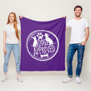 Dog Goedgekeurde fleece Blanket Deken
